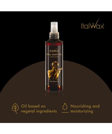 Italwax Luxury Full Body Oil - Pr pare la peau l' pilation la cire - Garantit une application facile de la cire - Buy Online on GoSupps.com