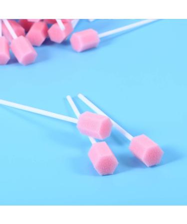 Healifty 100PCS Disposable Pink Dental Swabs - Oral Sponge for Tooth Cleaning - Ideal for Clinic and Hospital - Buy Online on GoSupps.com