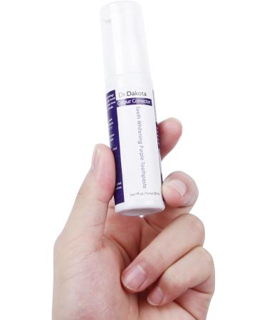 Dr. Datoka Purple Teeth Whitening Toothpaste - Brighten Your Smile with Color Wheel Formula | 1fl oz / 30 ml - Buy Online on GoSupps.com