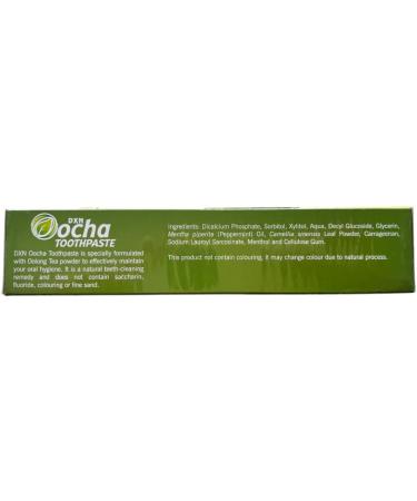 Oocha Toothpaste 150 g Dentifrice Naturel au Th Oolong et Menthe Sans Fluor ni Colorant Fra cheur et Hygi ne Quotidienne - Buy Online on GoSupps.com