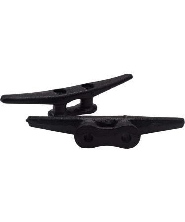 Simplified Living 6" Electrophoretic Coated Cast Iron Black Dock Cleat 8 Pack - Buy Online on GoSupps.com