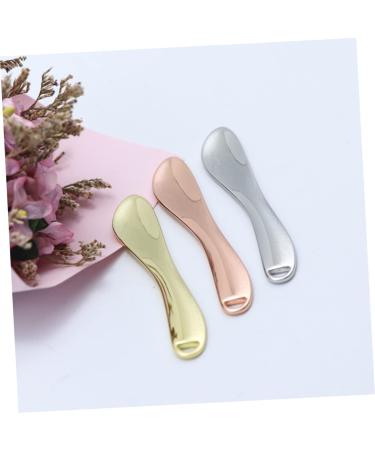 Baluue 5pcs Cosmetic Beauty Spoon Makeup Spoon Facial Spoon Mini Cosmetic Spoon Eye Cream Zinc Alloy Silver 6.5X1.3X0.3CM Silver - Buy Online on GoSupps.com