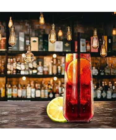 BUYERSbasics Biodegradable Black Paper Straws Individually Wrapped - Pack of 100 4-Layer Extra Strength Long-Lasting Durability Anti-Fizzing Material (1 X 100/Pack) - Buy Online on GoSupps.com