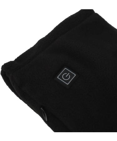 Soft Black Heating Scarf - Versatile Electrically Heated Neck Wrap with 3 Adjustable Temperatures for Autumn Comfort - Buy Online on GoSupps.com