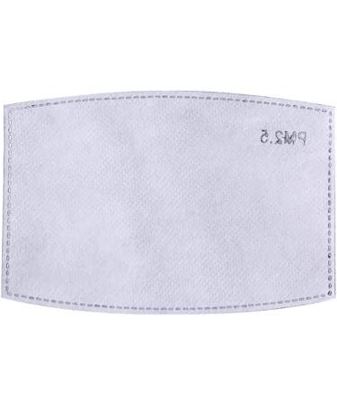 Buy 30 PM2.5 Face Mask Filters with Activated Charcoal - 5-Layer Activated Carbon Filters for Washable Masks - International Shipping Available - Buy Online on GoSupps.com