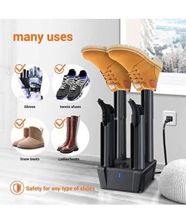 Ohuhu Electric Boot Dryer with Timer and Overheat Protection - Fast, Quiet, and Efficient Boot Warmer for Shoes, Gloves, Hats, and Ski Boots - Perfect Christmas Gift - Buy Online on GoSupps.com