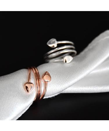 Vicmag Copper Magnetic Rings for Arthritis Pain Relief - Adjustable Pure Copper Therapy Rings for Men & Women - Rose Gold Gift Box Included - Buy Online on GoSupps.com