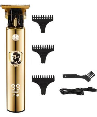 kawehiop Hair Shaver Professional Trimmer Low Noise Groomer Stainless Steel Portable Haircutting Hairstyling Supplies Gold - Buy Online on GoSupps.com
