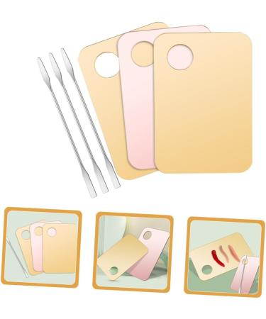 Mobestech Palettes de Maquillage 3 Pi ces avec Spatules en Plastique Transparentes Palettes de Fond de Teint Portables pour Femmes M lange Facile pour Usage Professionnel et Personnel - Buy Online on GoSupps.com