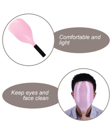 TAORANJU Barber Hair Salon Face Shield 2 Pcs Plastic Hairspray Face Masks with Sponge Handle Hairdresser Hair Styling Mask Tools Face Eyes Protector for Hairdressing Makeup (Random Color) - Buy Online on GoSupps.com