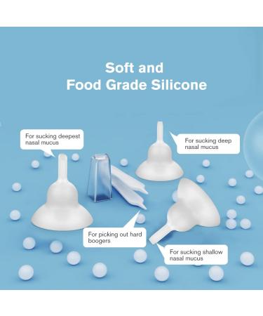 Horigen Rechargeable Electric Nasal Aspirator for Baby | Adjustable 3 Suction Levels | Music & Light Soothing Function | Essential Baby Care Tool in Blue - Buy Online on GoSupps.com