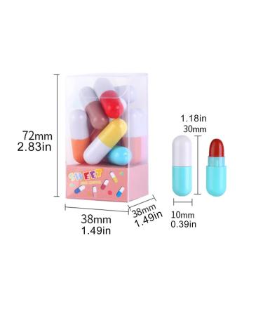 12-Part Nude Matte Lipstick Set | Highly Pigmented Velvety & Moisturizing Mini Lip Capsules | Perfect Gift for Women - Buy Online on GoSupps.com