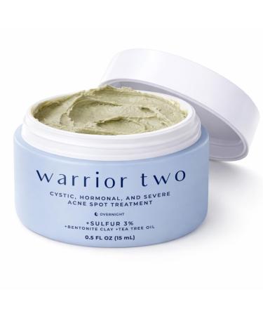 Cystic Acne Spot Cream Overnight Hormonal Acne-Prone Skin for Face & Body Sulfur Cream for Women Men & Teens Effective for Stubborn Breakouts 120 Uses