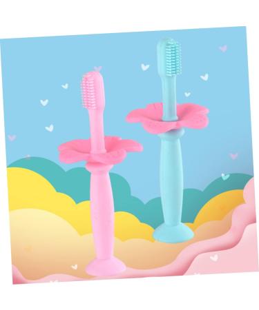 Beavorty 2-Pack Silicone Toothbrush for Infants - Baby Training Fingerbrush with Extra Sound Protection for Oral Care - Buy Online on GoSupps.com