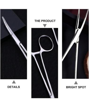 2pcs Stainless Steel Pet Hair Removal Forceps Hair Removal Clips Cupping Tong 18X7.5X0.2CM Silver - Buy Online on GoSupps.com