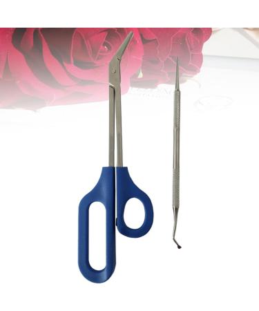 Ipetboom 1 Set Nail Trimmer Daily Life Best Drill Bits for Stainless Steel Silver Color Nail File Manicure Kit Everyday Dal for a Friend Nail Kits Nail Set Long Handle Pregnant Woman 20x5.5cm Silver - Buy Online on GoSupps.com