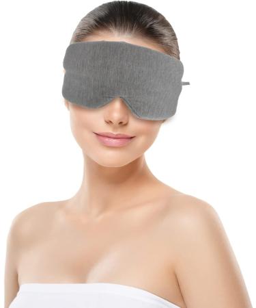 Buy EXCEART 1pc Sleep Mask Eye Cover - Ultimate Comfort for Travel & Naps Full Shading Cotton Eye Shades for Women Grey - Buy Online on GoSupps.com