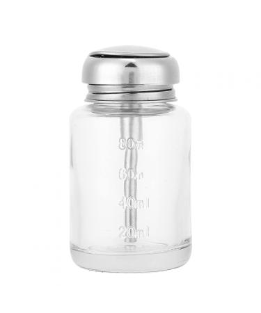 Nail Polish Remover Pump Nail Art Liquid Container Professional Glass Nail Art Remover Dispenser Gel Polish Remover Empty Container Manicure Accessory for Nail Art Tools Polish Remover(F1)