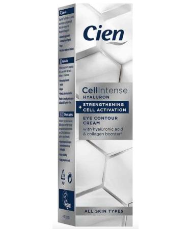 Cien Cell Intense - Eye contour 15 ml with hyaluronic acid and collagen - Cellular activation - All skin types.