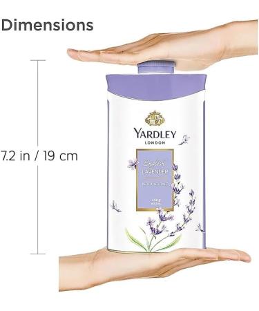 Yardley English Lavender Talc 250gm Pack of 1 - Buy Online on GoSupps.com