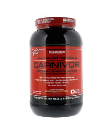 MuscleMeds Carnivor Beef Protein Isolate Powder Chocolate Peanut Butter 28 Servings by MuscleMeds