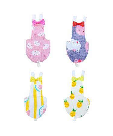 PopetPop White bird cage pet clothing Papray diapers Papery Windula Parrot Windula Taubwindle Parrot clothing delivers printed bird diaper pet bird bird diapers l gray