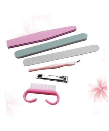 Housoutil 2 Nail Files Manicure Tools Nail Clippers Nail Trimmers Sponge