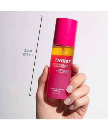 I DEW CARE Thirst Things First Facial Mist Spray - Revitalizing Vitamin C Face Mist with Lemon Peel Oil & Jojoba Seed Oil | Korean Skincare, Vegan & Cruelty-Free - Buy Online on GoSupps.com