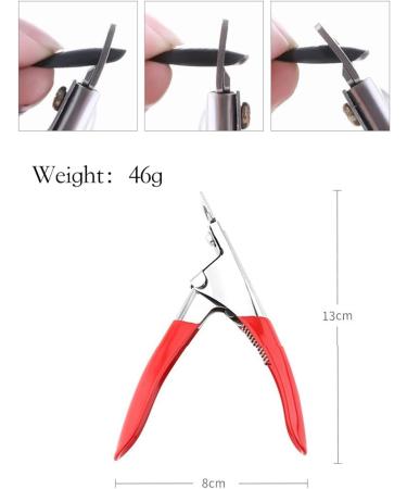 PSGS Fake Nails Nail Cutter Accessories Tools Professional Stainless Steel Nail Clipper Nail Tip Cutter for Acrylic Nail (Color : Pink) - Buy Online on GoSupps.com