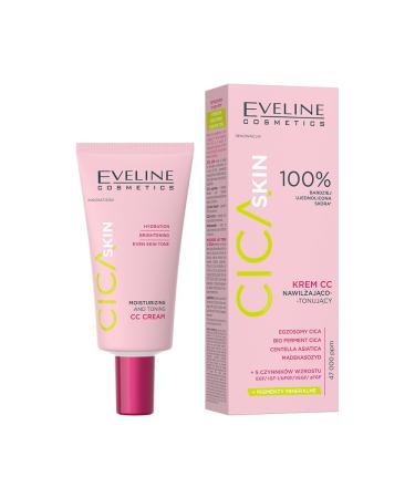 Eveline Cosmetics Cica Skin CC Cr me hydratante et tonifiante formule v g talienne r duit les rougeurs lisse et r g n re 50 ml Produit neuf. Cica Skin CC 30 ml (Lot de 1)