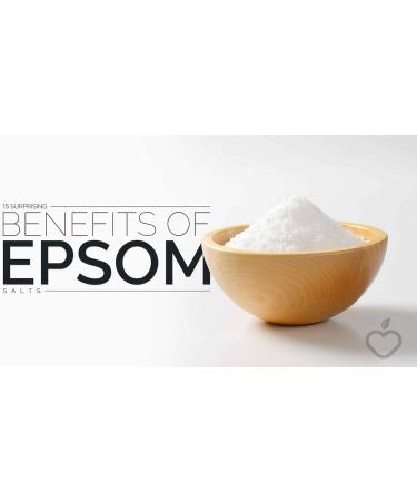 Organic Magnesium Epsom Salt - Bath Salts and Tired Legs Calluses Muscle Recovery Relaxation Magnesium Skin Recharge Ex - Buy Online on GoSupps.com