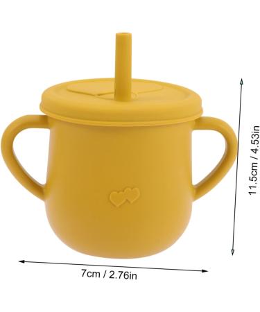 TOYANDONA 3pcs Baby Silicone Sippy Cups Set for Toddlers - Anti-Spill, Training Cup with Silicone Straw for Infant & Toddler - BPA-Free Silicone Water Cup - Buy Online on GoSupps.com