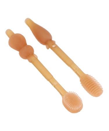 Baby Finger Toothbrush Set - Silicone Toddler Mouth Brush for Clean Tongue & Healthy Gums | International Shipping - Buy Online on GoSupps.com