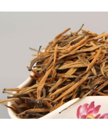 HELLOYOUNG Th Pu'er Dian Hong bourgeon d'or biologique naturel du Yunnan de Chine Sans additifs fabrication traditionnelle avec une saveur unique Th pu-erh Pu'er Tea (100g) - Buy Online on GoSupps.com