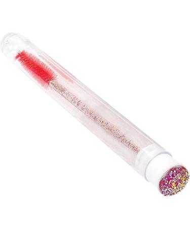 Eyelash Brush - Mascara Wand Tube | Mascara Clippers Brush | Spoolie Brush Eye Lash Extensions Mascara Wands Tube Rhinestone Makeup Tool Applicator Light Pink - Buy Online on GoSupps.com