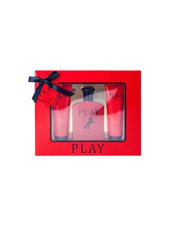 Play Red Cologne Gifts Sets for Men Eau De Toilette (3.4 fl oz) Body Lotion (3.0 fl oz) Shower Gel (3.0 fl oz) Our Impression of Pool red (Pack of 3) - Buy Online on GoSupps.com