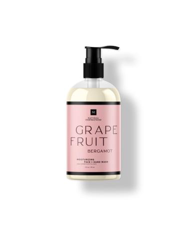 Natural Inspirations Grapefruit Bergamot Moisturizing Hand + Face Wash 12oz