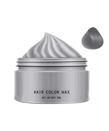 usefulbeauty Hair color wax color cream 30 ml washable paste for fancy dress parties parties cosplay Gray 1 unit Lot de 1
