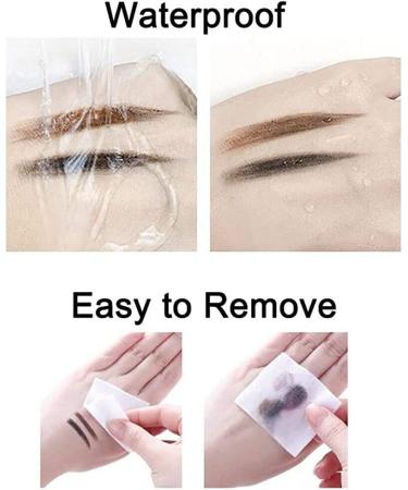 Pousbo Waterproof Wooden Eyebrow Pencil - Black/Brown | Easy to Apply, Non-Smudging (2 Pcs) - Buy Online on GoSupps.com