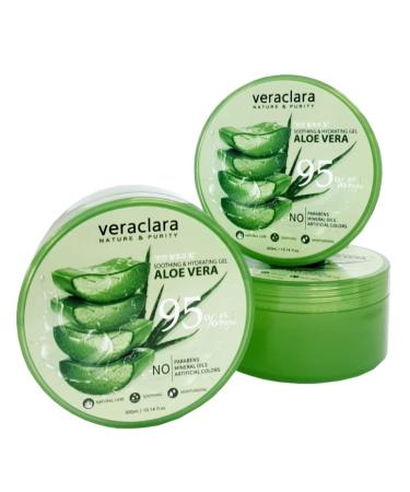 Buy Veraclara New Soothing Moisture Aloe Vera Gel 95% - Korean Cosmetics for Hydrated Skin | International Shipping Available - Buy Online on GoSupps.com