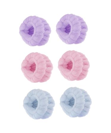 3paires Bracelets de Lavage pour Visage Confortables Absorbants L gers avec Bords Protecteurs pour Spa Quotidien