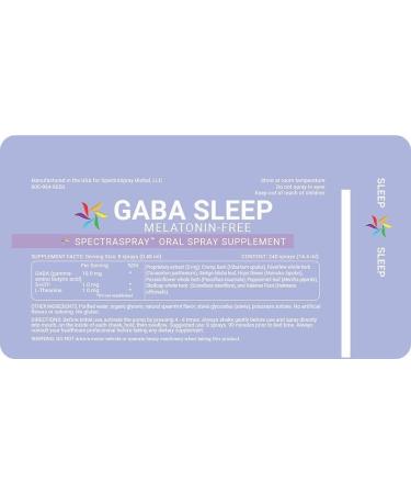 Melatonin Free GABA Sleep Support Spray Supplement 2 Pack -Vegan Natural & Effective Oral Spray with GABA L-Theanine 5 HTP & Herbal Blend. Non-GMO No Melatonin 60 Day Supply - Buy Online on GoSupps.com