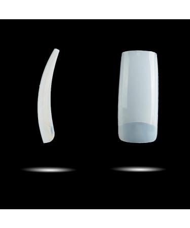 500PCS Half Cover Acrylic False Nail Tips with Case - Natural | 10 Sizes Fake Nails for Nail Art Salons - Buy Online on GoSupps.com