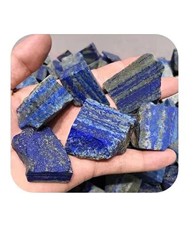 6pc 35g-50g Natural Blue raw Quartz Stone Lapis Lazuli Rough Crystal Minerals Chakra Reiki Balancing