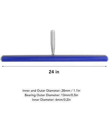 24 Inch Dust Removal Roller - Anti-Static Silicone Soft Screen Film Roller with Aluminum Alloy Handle for Dust Fibers & Powder - Buy Online on GoSupps.com