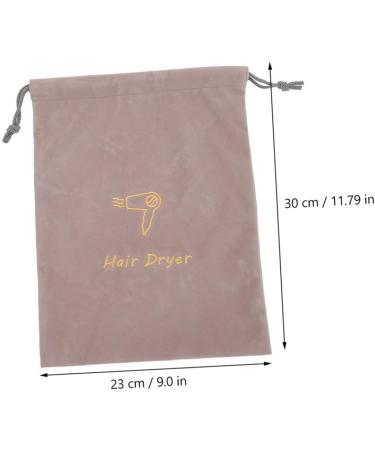 NULYLU 2pcs Portable Hair Dryer Bags Cloth Light Grey Hair Dryer Storage Bag Blow Dryer - Buy Online on GoSupps.com