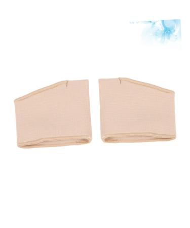 FOMIYES 2 Toe Socks for Ladies - High Heel Footpads & Neuroma Relief | Comfortable Metatarsal Sleeve & Absorbent Half Feet Socks - Size 41-46 Beige - Buy Online on GoSupps.com