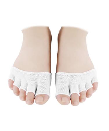 Holibanna 4 Pairs Comfort Pads For High Heels Bitter White Man Women Clothing Five Toes