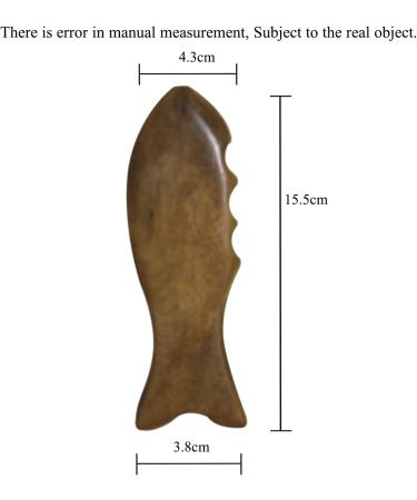 ZHOGNYANTAIHE fish shape gua sha facial tools Natural Massager Neck and Eye Treatment Facial Roller Skin Care Tools Self Care Gifts for Women Nine types are available (beeswax) - Buy Online on GoSupps.com