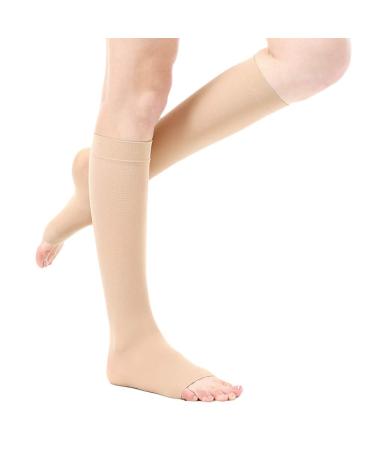 Aciyd prevention of varicose veins compression stockings - improvement in blood circulation tired painful legs/compression stockings leg care for medium and older people (15-21 mmHg) M